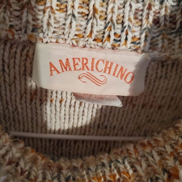 Vintage Americhino Mockneck Tribal Pullover Sweater - Picture 2 of 5